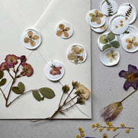 Sellos de lacre para flores prensadas