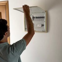 Herbario a medida para ocultar cuadro de luces, cubrecontador