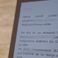 ¿Quieres ser mi  testigo ? Enmarcado