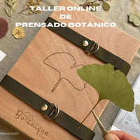 Taller de prensado botánico para regalar